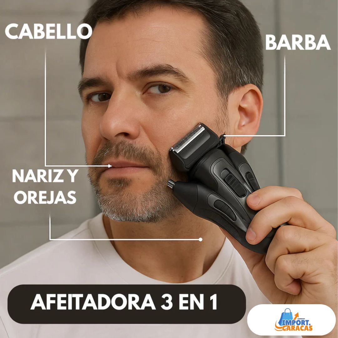 Afeitadora Original Geemy 3 en 1 OFERTA DIA DEL PADRE 🎁