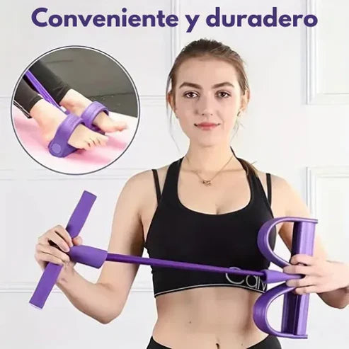 Banda Fitness Elástica con Pedal BandFit 2025 + EBOOK DE REGALO 📒🎁