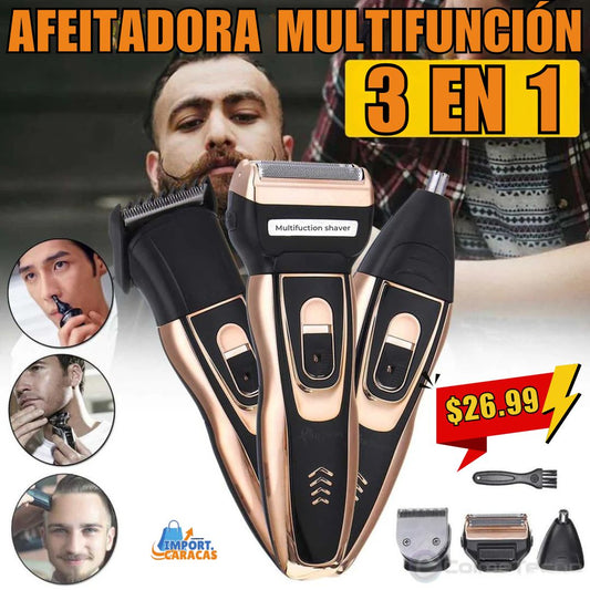 Afeitadora Original Geemy 3 en 1 OFERTA DIA DEL PADRE 🎁
