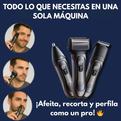 Afeitadora Original Geemy 3 en 1 OFERTA DIA DEL PADRE 🎁